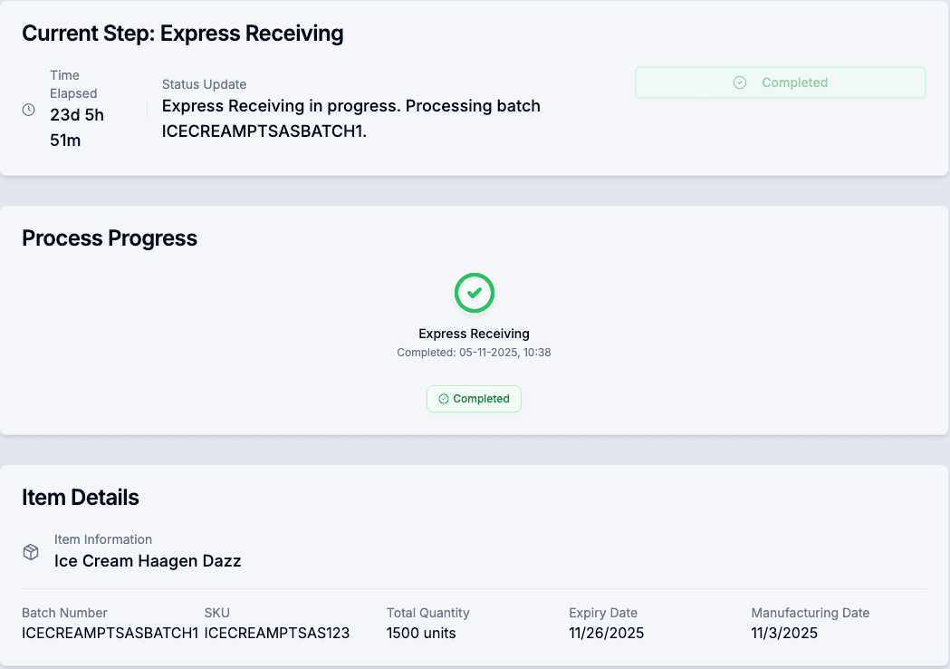 Fulfillment automation console